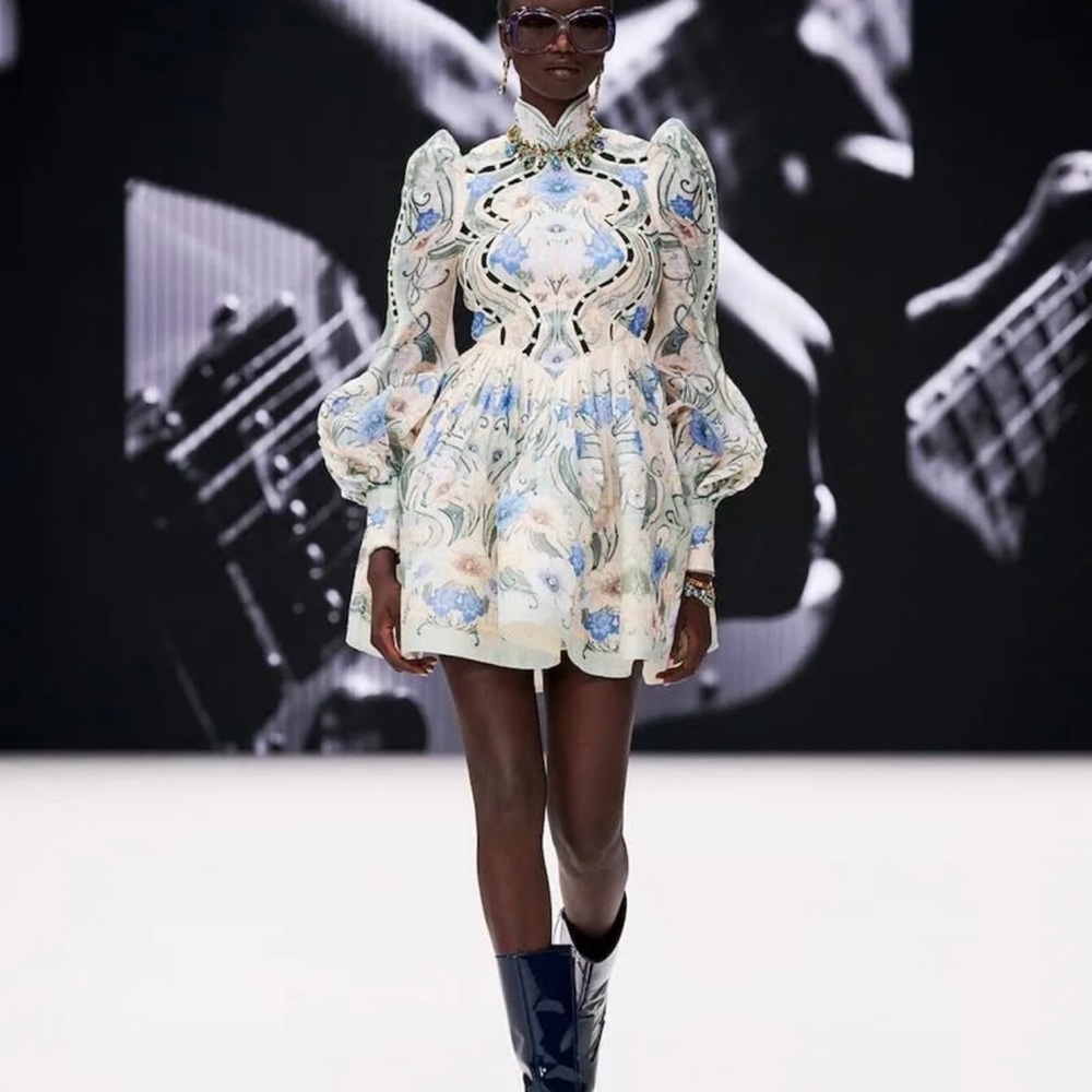 Zimmermann Rhythm poppy mini dress